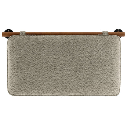 Anela Wall-Mounted Chenille Upholstered Twin Headboard by Modway