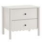 Emmeline Scalloped 2-Drawer Nightstand by Modway