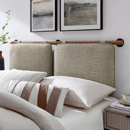 Anela Wall-Mounted Chenille Upholstered Full Headboard by Modway