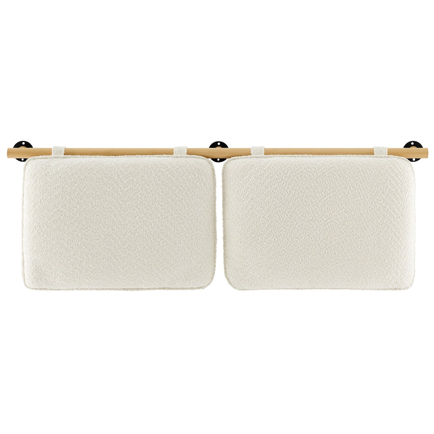 Anela Wall-Mounted Chenille Upholstered Queen Headboard by Modway