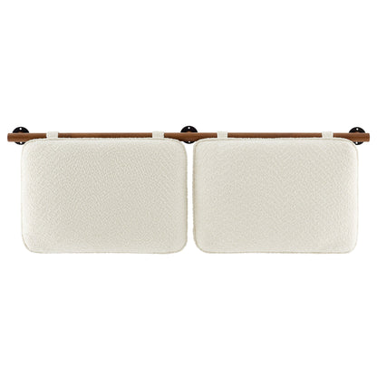 Anela Wall-Mounted Chenille Upholstered Queen Headboard by Modway