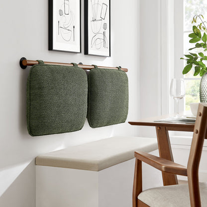 Anela Wall-Mounted Chenille Upholstered Queen Headboard by Modway