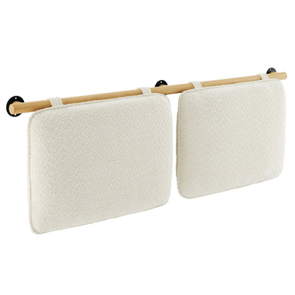 Anela Wall-Mounted Chenille Upholstered King Size Headboard by Modway