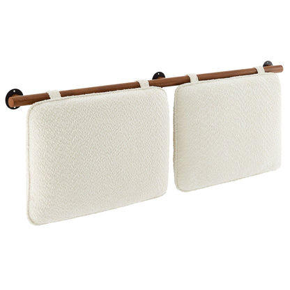 Anela Wall-Mounted Chenille Upholstered King Size Headboard by Modway
