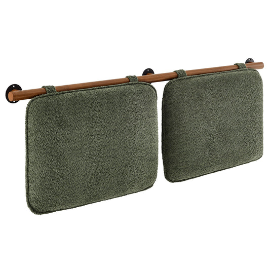 Anela Wall-Mounted Chenille Upholstered King Size Headboard by Modway