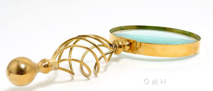 Magnifier in wood box- 5 inches