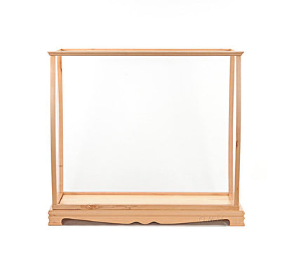 Display Case for Midsize Tall Ship Clear Finish
