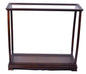 Display Case for Midsize Tall Ship Classic Brown