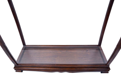 Display Case for Midsize Tall Ship Classic Brown