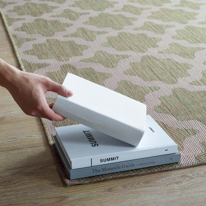 Cerelia Moroccan Trellis Indoor and Outdoor 4x6 Area Rug by Modway