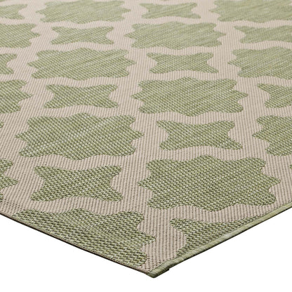 Cerelia Moroccan Trellis Indoor and Outdoor 9x12 Area Rug by Modway