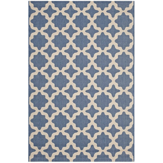 Cerelia Moroccan Trellis Indoor and Outdoor 5x8 Area Rug by Modway