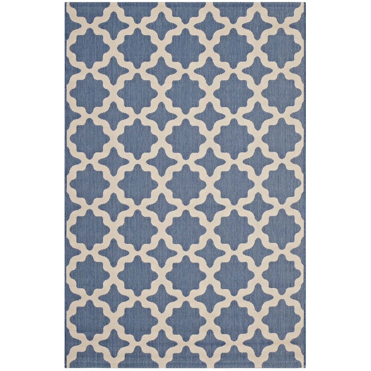 Cerelia Moroccan Trellis Indoor and Outdoor 9x12 Area Rug by Modway