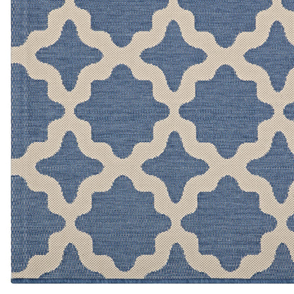 Cerelia Moroccan Trellis Indoor and Outdoor 9x12 Area Rug by Modway