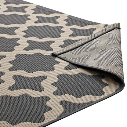 Cerelia Moroccan Trellis Indoor and Outdoor 9x12 Area Rug by Modway