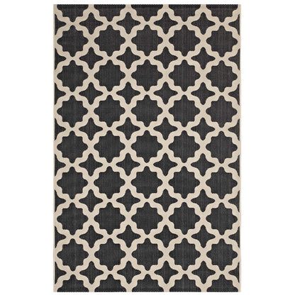 Cerelia Moroccan Trellis Indoor and Outdoor 9x12 Area Rug by Modway