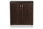Baxton Studio Excel Modern and Contemporary Dark Brown Sideboard Storage Cabinet