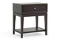 Baxton Studio Morgan Brown Modern Accent Table and Nightstand