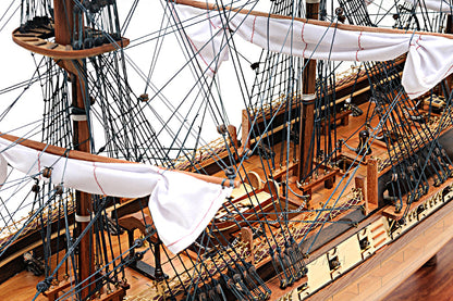 USS Constitution Mid With Display Case Front Open