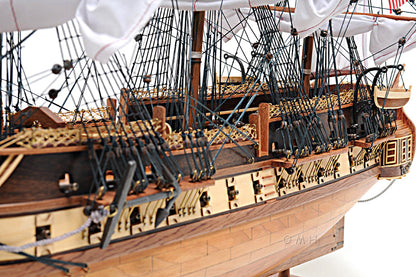 USS Constitution Mid With Display Case Front Open