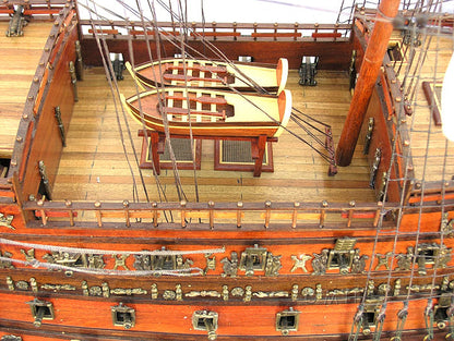 HMS Sovereign of The Seas XL With Display Case No Glass