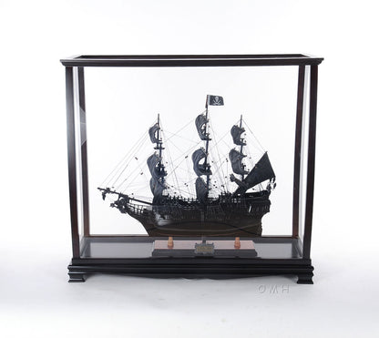 Black Pearl Pirate Ship Midsize With Display Case