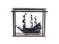 Black Pearl Pirate Ship Midsize With Display Case Front Open