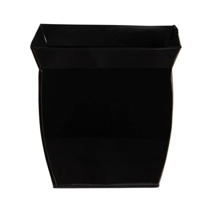11.75" Fluted Metal Square Planter
