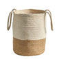 12" Handmade Natural Cotton Woven Planter