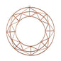 16" Geometric Copper Wall Decor