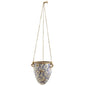 2'Tuscan Hanging Ceramic Scroll Planter