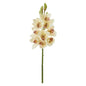 20" Cymbidium Orchid Artificial Flower (Set of 4)