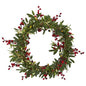 20" Olive with Berries Artificial Wreath