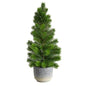 22" Christmas Pine Artificial Tree in Decorative Planter