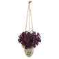 26" Basil Artificial Plant in Hanging Vase