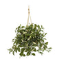 28" Florida Beauty Artificial Plant in Tin Hanging Bucket