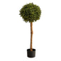 3'Boxwood Ball Topiary Artificial Tree (Indoor/Outdoor)