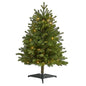 3'Washington Fir Artificial Christmas Tree with 50 Clear Lights
