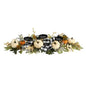 32" White Pumpkin and Berries Artificial Candelabrum