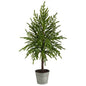 35" Christmas Artificial Tree in Decorative Planter