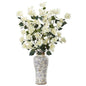39" Bougainvillea Artificial Arrangement in Decorative Vase