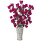 39" Bougainvillea Artificial Arrangement in Decorative Vase