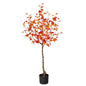 4'Fall Birch Artificial Autumn Tree