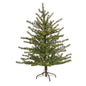 4'Vancouver Mountain Pine Artificial Christmas Tree with 100 Clear Lights and 374 Bendable Branches
