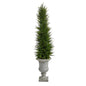 4.5'Cypress Artificial Tree in Decorative Urn UV Resistant (Indoor/Outdoor)