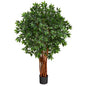 4.5'Lychee Artificial Tree with Natural Trunk