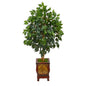 46" Ficus Artificial Tree in Decorative Planter
