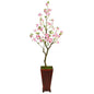 5'Cherry Blossom Artificial Tree in Decorative Planter