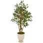 56" Ficus Artificial Tree in Decorative Urn