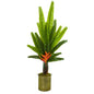 56" Traveler's Palm Artificial Tree in Green Planter